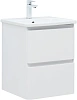 Тумба под раковину Aquanet Эмбер 50 белый матовый 00330463 напольная/подвесная