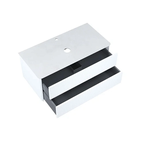 Тумба под раковину IDDIS Aiger (AIG10W0i95K) подвесная со столешницей 100 см, белый Тумба под раковину IDDIS Aiger (AIG10W0i95K) подвесная со столешницей 100 см, белый