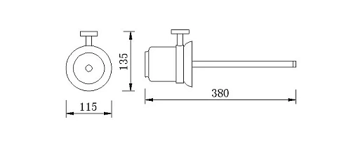 Ершик для унитаза Rush Victoria VI71710 Ершик для унитаза Rush Victoria VI71710