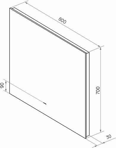 Комплект мебели DIWO Элиста 80 антрацит с раковиной Moduo 55 Leaf 567665 Комплект мебели DIWO Элиста 80 антрацит с раковиной Moduo 55 Leaf 567665