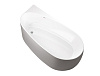 Картинка анонса товара «акриловая ванна allen brau priority 170x80 2.31002.20/pgm белый глянец /платиново-серый»