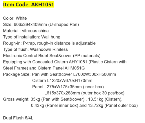 Унитаз SMART ARROW AKH1051H с сиденьем белый Унитаз SMART ARROW AKH1051H с сиденьем белый