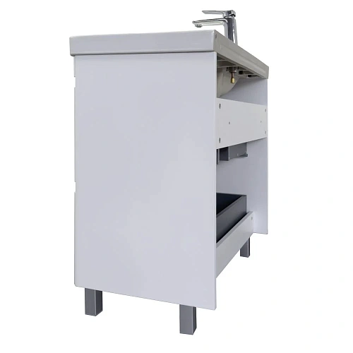 Тумба с раковиной Comforty Валдай-80Н 00-00019070 напольная белая матовая раковина Comforty 4480 Тумба с раковиной Comforty Валдай-80Н 00-00019070 напольная белая матовая раковина Comforty 4480