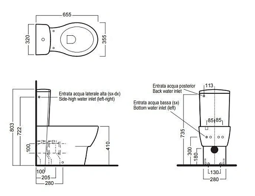 Унитаз напольный HATRIA NIDO Y0TQ01+Y0X601 компакт Y0TQV1+Y0X601 Унитаз напольный HATRIA NIDO Y0TQ01+Y0X601 компакт Y0TQV1+Y0X601