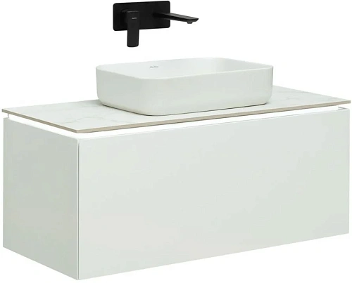 Тумба под раковину Allen Brau Infinity 100 1.21004.WM белый матовый Тумба под раковину Allen Brau Infinity 100 1.21004.WM белый матовый