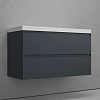 Тумба под раковину Style Line Манхэттен 100 см ЛС-00002357 подвесная, графит Тумба под раковину Style Line Манхэттен 100 см ЛС-00002357 подвесная, графит