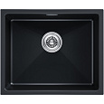 Кухонная мойка Paulmark LUMI 55UNI LU55-BLM, черный металлик, 555х460 Кухонная мойка Paulmark LUMI 55UNI LU55-BLM, черный металлик, 555х460