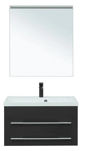 Комплект мебели Aquanet Верона 75 черный матовый 00287638 Комплект мебели Aquanet Верона 75 черный матовый 00287638