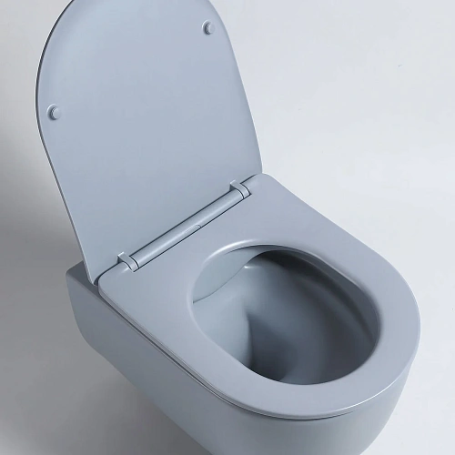 Унитаз подвесной Vincea Evo VT1-34SMO безободковый, цвет океан матовый, ультратонкое soft-close сиде Унитаз подвесной Vincea Evo VT1-34SMO безободковый, цвет океан матовый, ультратонкое soft-close сиде