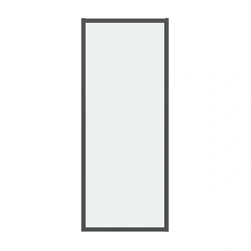 Боковая стенка GROSSMAN Style 200.K33.05.70.21.00 (70x195) черный матовый, стекло прозрачное Боковая стенка GROSSMAN Style 200.K33.05.70.21.00 (70x195) черный матовый, стекло прозрачное