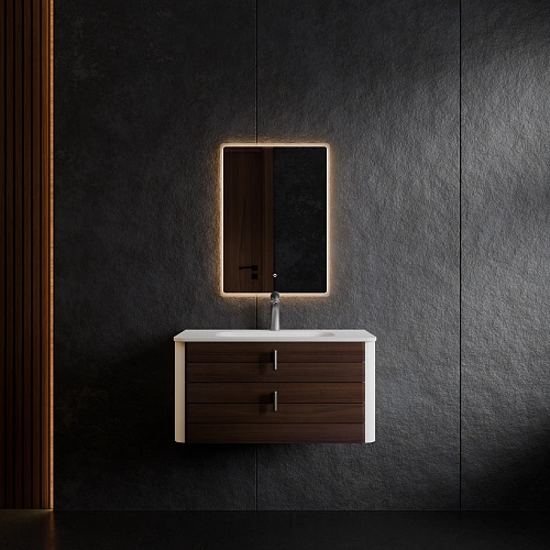 Тумба под раковину ArtDecco Gabriella 80 AGB08W24S000 подвесная, черный орех Тумба под раковину ArtDecco Gabriella 80 AGB08W24S000 подвесная, черный орех