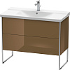 Картинка анонса товара «тумба под раковину duravit xsquare xs446206161 напольная 101 см коричнево-оливковый глянцевый»
