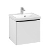 Картинка анонса товара «тумба под раковину villeroy &amp; boch subway 3.0 pure white / pure white c58001vf»