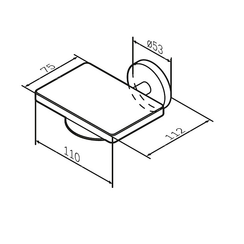 Мыльница AM.PM X-Joy A85A34244, стеклянная розовое золото Мыльница AM.PM X-Joy A85A34244, стеклянная розовое золото