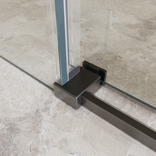 Душевой уголок BelBagno SOFT_CLOSE-2-AH-1-160/90-C-GM 160x90 см, профиль оружейная сталь, стекло прозрачное Душевой уголок BelBagno SOFT_CLOSE-2-AH-1-160/90-C-GM 160x90 см, профиль оружейная сталь, стекло прозрачное