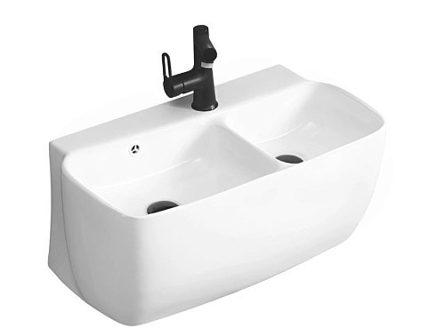 Раковина Ceruttispa Double MARCO CT9282 подвесная 670x350x300 Раковина Ceruttispa Double MARCO CT9282 подвесная 670x350x300