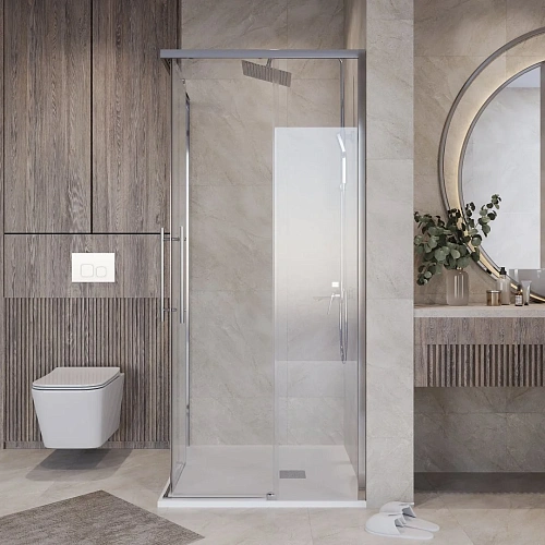 Душевой уголок Niagara Nova NG-6629-34 (90x90x195) квадратная, раздвижная, хром, стекло прозрачное Душевой уголок Niagara Nova NG-6629-34 (90x90x195) квадратная, раздвижная, хром, стекло прозрачное