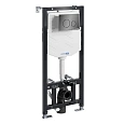 Инсталляция для унитаза WasserKRAFT Aller 10TLT.010.ME.PB02 с клавишей смыва черный Инсталляция для унитаза WasserKRAFT Aller 10TLT.010.ME.PB02 с клавишей смыва черный