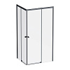 Картинка анонса товара «душевой уголок am.pm x-joy w94g-403-100280-bт1к 100x80 черный матовый, стекло прозрачное»
