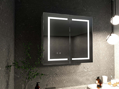 Зеркальный шкаф Aquatek AQ7104-MLC с подсветкой, сенсорное, 1000x700x133 Зеркальный шкаф Aquatek AQ7104-MLC с подсветкой, сенсорное, 1000x700x133