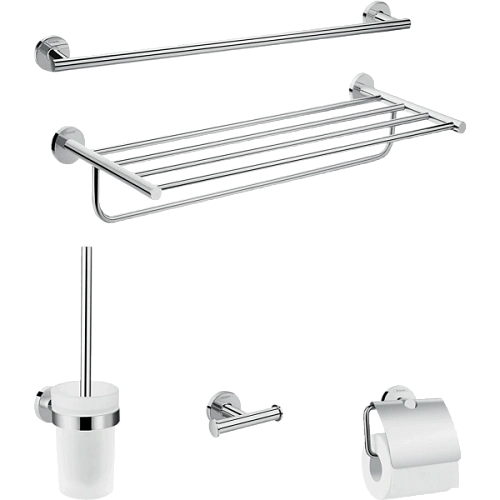 Комплект аксессуаров Hansgrohe Logis Set Universal 5-в-1 41728000 Комплект аксессуаров Hansgrohe Logis Set Universal 5-в-1 41728000