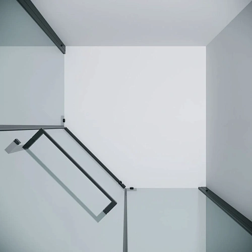 Душевой уголок GROSSMAN Pragma 302.K33.03.1010.21.00 (100x100x195) трапеция,распашн,черн.матов,стекло прозрач Душевой уголок GROSSMAN Pragma 302.K33.03.1010.21.00 (100x100x195) трапеция,распашн,черн.матов,стекло прозрач