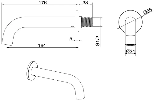 Излив Allen Brau Priority 5.31018-31 Излив Allen Brau Priority 5.31018-31