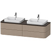 Картинка анонса товара «тумба под раковину duravit happy d.2 plus hp4974b7575 подвесная 160 см лен»
