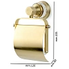 Держатель туалетной бумаги Boheme AURA Gold 10241-G Держатель туалетной бумаги Boheme AURA Gold 10241-G