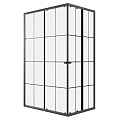 Душевой уголок Niagara Eco NG-1018-14QKL (100x80x190) прямоугольник, раздвиж, профиль черный, стекло КЛЕТКА (4мм) Душевой уголок Niagara Eco NG-1018-14QKL (100x80x190) прямоугольник, раздвиж, профиль черный, стекло КЛЕТКА (4мм)