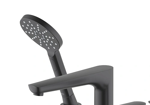 Смеситель на борт ванны Aquatek БЕТТА AQ1148MB Черный матовый Смеситель на борт ванны Aquatek БЕТТА AQ1148MB Черный матовый