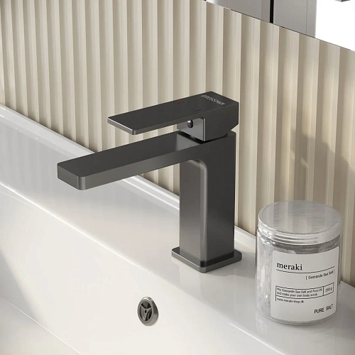 Смеситель для раковины GROSSMAN Style 510.K35.05.420 графит сатиновый Смеситель для раковины GROSSMAN Style 510.K35.05.420 графит сатиновый