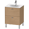 Картинка анонса товара «тумба под раковину duravit brioso br451001052 напольная 62 см европейский дуб»