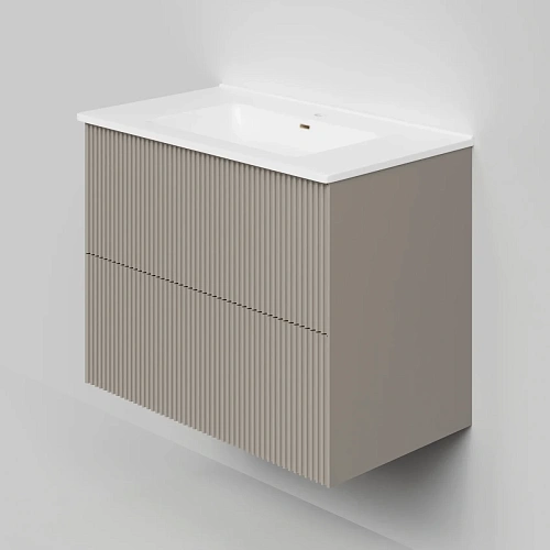 Тумба под раковину La Fenice Terra Twin Cappuccino 80 см FNC-01-TER-C-80-2 бежевая матовая Тумба под раковину La Fenice Terra Twin Cappuccino 80 см FNC-01-TER-C-80-2 бежевая матовая