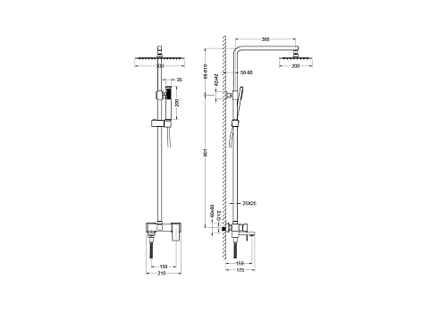 Душевая система Aquatek ЛИБРА AQ2640CR Хром Душевая система Aquatek ЛИБРА AQ2640CR Хром