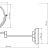 Зеркало косметическое Bemeta 106301705 Зеркало косметическое Bemeta 106301705