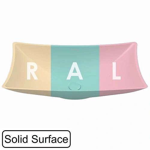 Раковина WHITECROSS Coral 0739.060034.2XXXX 60x34,5 RAL матовый из искусственного камня Раковина WHITECROSS Coral 0739.060034.2XXXX 60x34,5 RAL матовый из искусственного камня