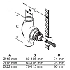 Встраиваемая часть Kludi для запорного вентиля 29911 Встраиваемая часть Kludi для запорного вентиля 29911