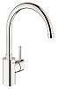 Картинка анонса товара «смеситель для кухни grohe concetto с высоким с-изливом, хром (32661001)»