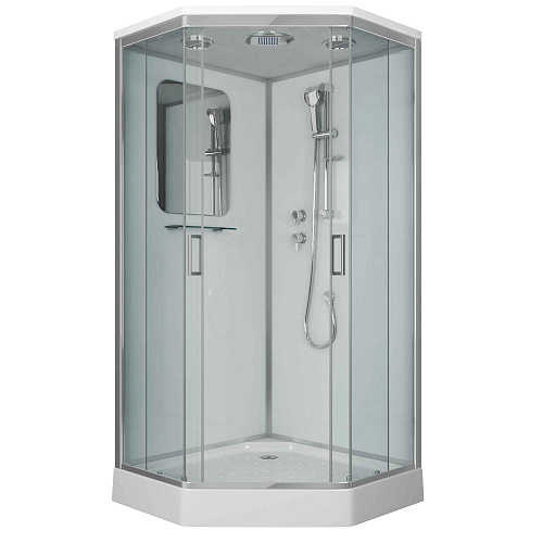 Душевая кабина Niagara Premium NG-6001-01D (900х900х2200) низкий поддон (16 см) стекло прозрачное 60010114D Душевая кабина Niagara Premium NG-6001-01D (900х900х2200) низкий поддон (16 см) стекло прозрачное 60010114D