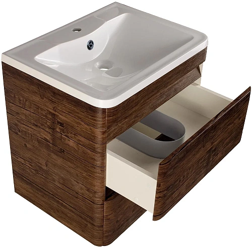 Тумба под раковину Style Line Атлантика 60, Люкс старое дерево, PLUS СС-00002205 Тумба под раковину Style Line Атлантика 60, Люкс старое дерево, PLUS СС-00002205