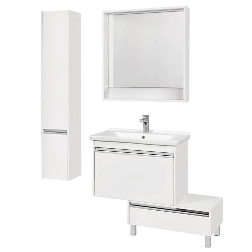 Комод Aquaton Капри 80 белый глянец 1A231103KP010 Комод Aquaton Капри 80 белый глянец 1A231103KP010