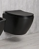 Унитаз подвесной Gid Bm2198 62226Y черный матовый 49x36x35.5 с крышкой микролифт