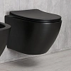Унитаз подвесной Gid Bm2198 62226Y черный матовый 49x36x35.5 с крышкой микролифт Унитаз подвесной Gid Bm2198 62226Y черный матовый 49x36x35.5 с крышкой микролифт