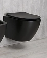 Унитаз подвесной Gid Bm2198 62226Y черный матовый 49x36x35.5 с крышкой микролифт Унитаз подвесной Gid Bm2198 62226Y черный матовый 49x36x35.5 с крышкой микролифт