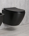 Унитаз подвесной Gid Bm2198 62226Y черный матовый 49x36x35.5 с крышкой микролифт Унитаз подвесной Gid Bm2198 62226Y черный матовый 49x36x35.5 с крышкой микролифт
