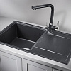 Кухонная мойка Granula 7804, ЧЁРНЫЙ, кварц 780х500 Кухонная мойка Granula 7804, ЧЁРНЫЙ, кварц 780х500