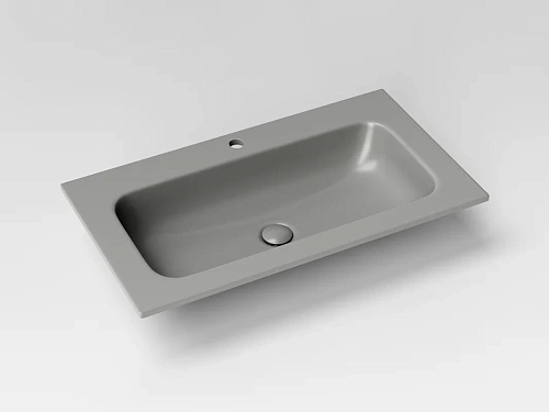 Раковина Ceramica Nova Grace CN7012MH 810x457x137мм мебельная, антрацит матовый Раковина Ceramica Nova Grace CN7012MH 810x457x137мм мебельная, антрацит матовый