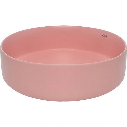 Раковина AQUAme AQM5012 накладная круглая, цвет розовый матовый 355x355x120 AQM5012MP Раковина AQUAme AQM5012 накладная круглая, цвет розовый матовый 355x355x120 AQM5012MP