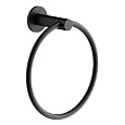 Полотенцедержатель Sancos Base SC9029MB кольцо, черный матовый Полотенцедержатель Sancos Base SC9029MB кольцо, черный матовый
